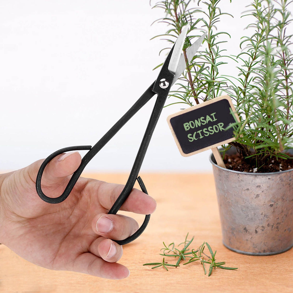 190mm Stainless Steel Garden Bonsai Scissors Shear Root Branch Trimming Pruning Tools