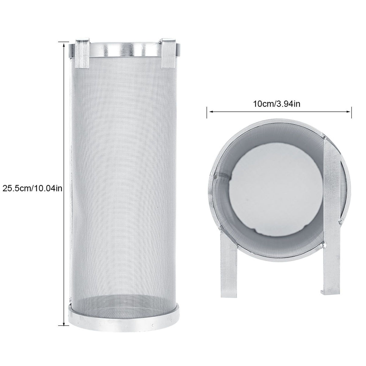 300 Micron Stainless Steel Homemade Brew Beer Hop Mesh Filter Strainer #1 10 x 25.5cm