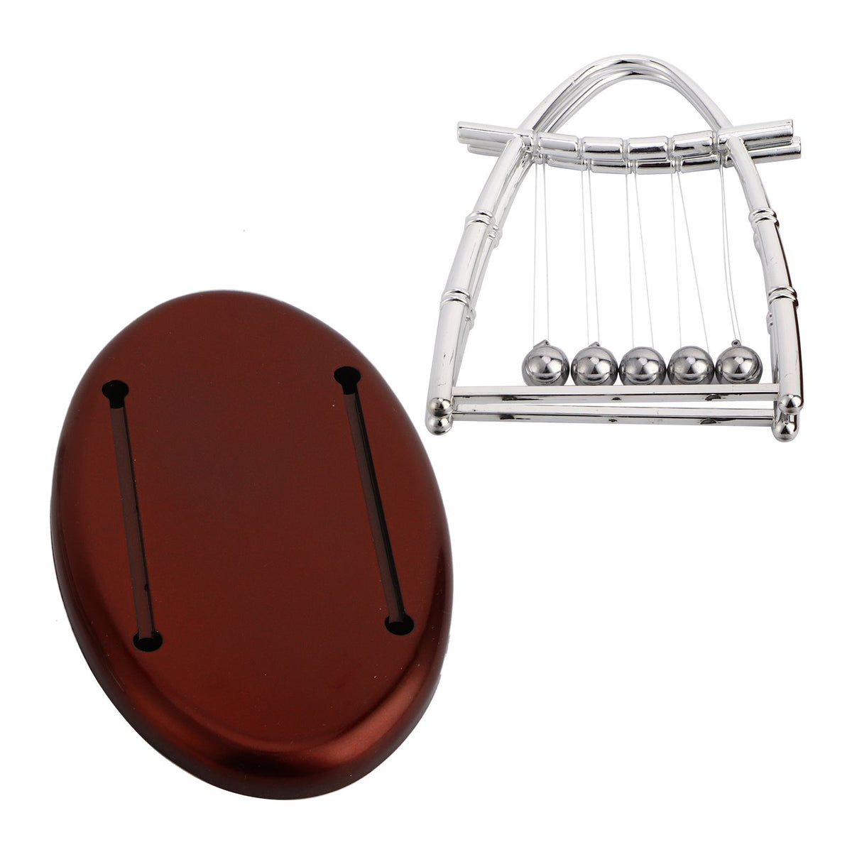 Newton's Cradle Balance Steel Balls Physics Science Pendulum Ornaments Toy Desk