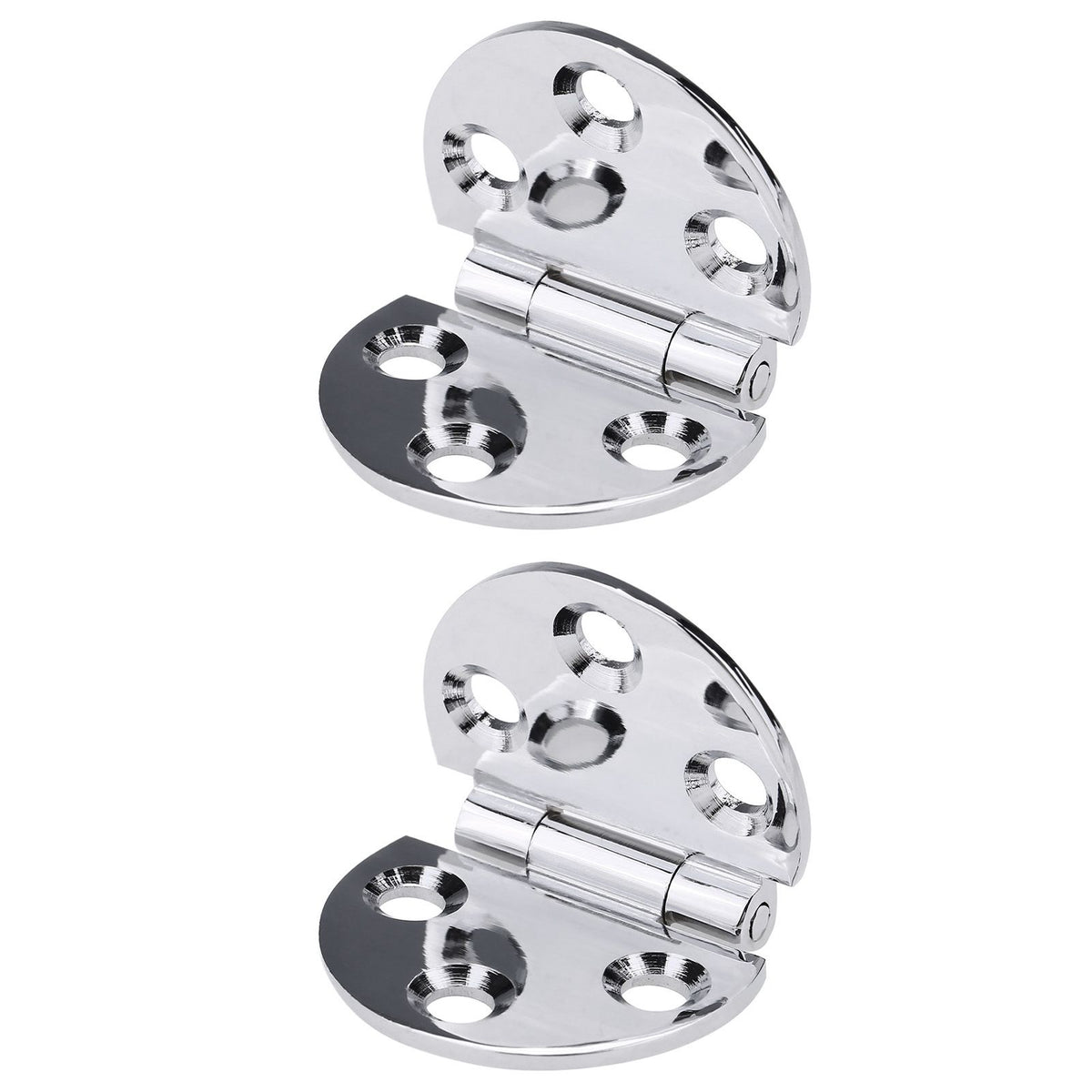 2PCS 180 Degree Copper Hinges for Folding Tabletop Sewing Machine Table