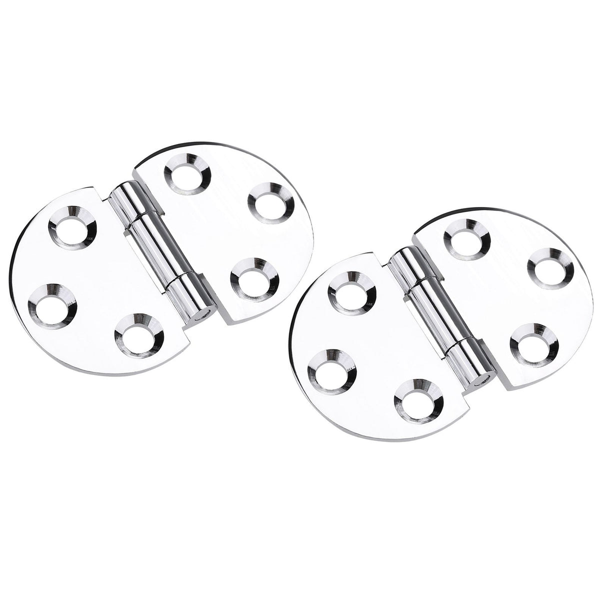 2PCS 180 Degree Copper Hinges for Folding Tabletop Sewing Machine Table