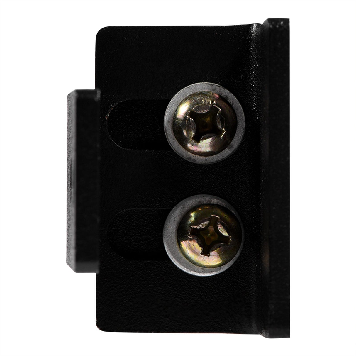 1pc Black Steel Hardware Sliding Barn Door Bottom Wall Mount Floor Guide with Screws