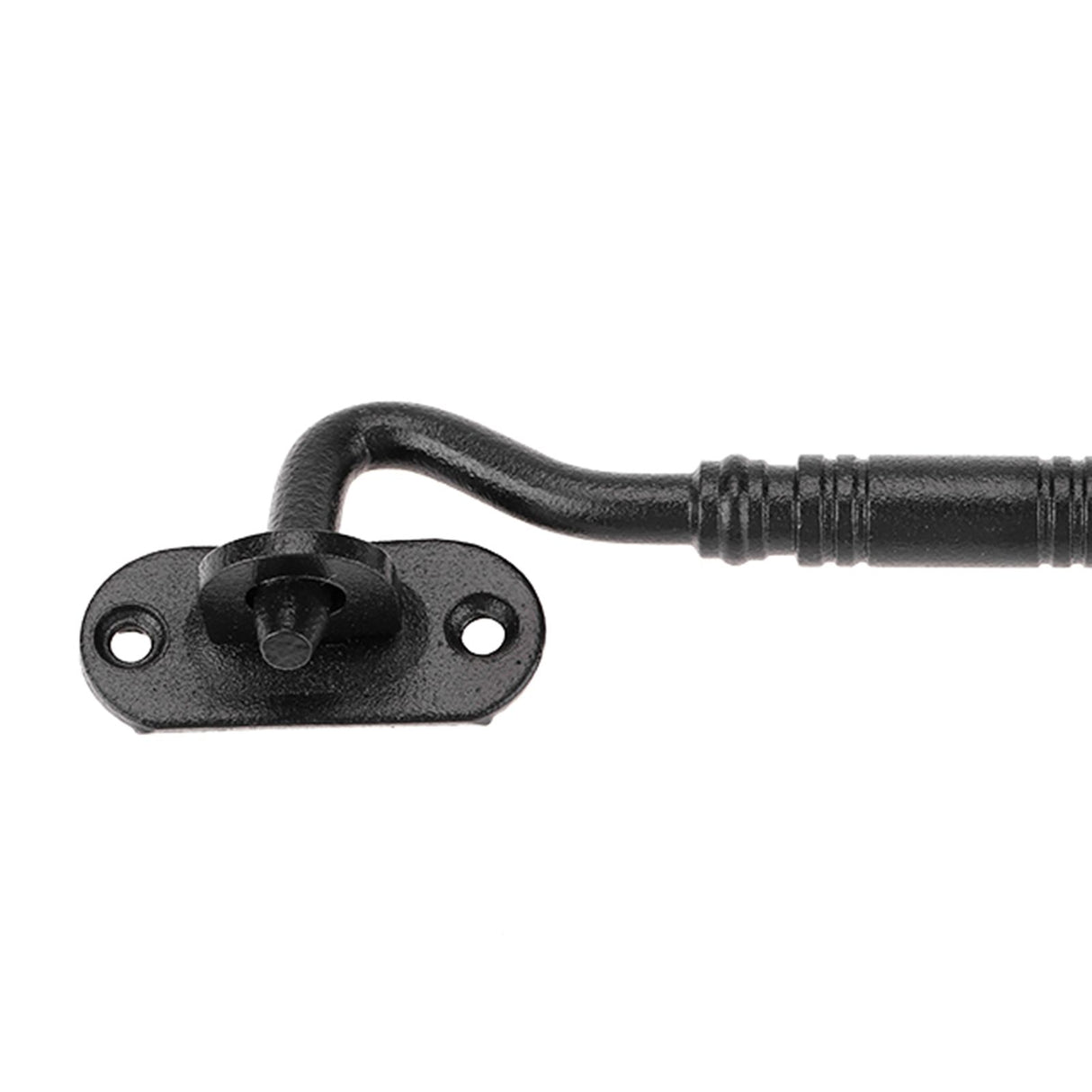 Black Color 201 Stainless Steel Cabin Hook and Eye Latch Lock for Shed Gate Door Window
