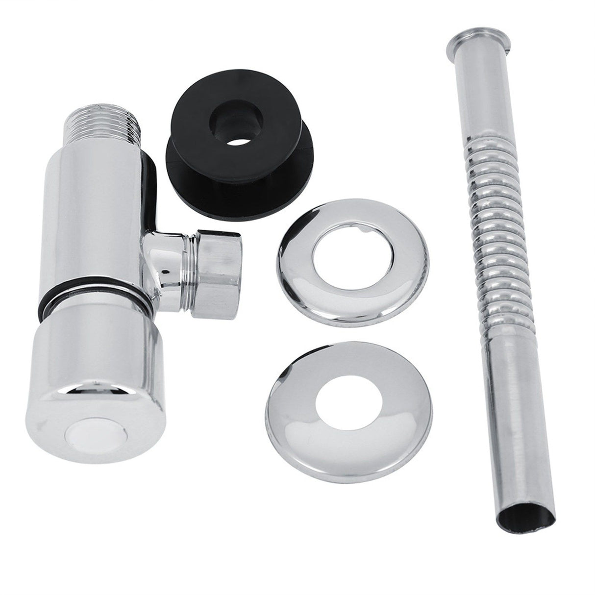 Durable Zinc Alloy Flush Valve Office Hotel Bathroom Toilet Hand Pressing Flushing Tool