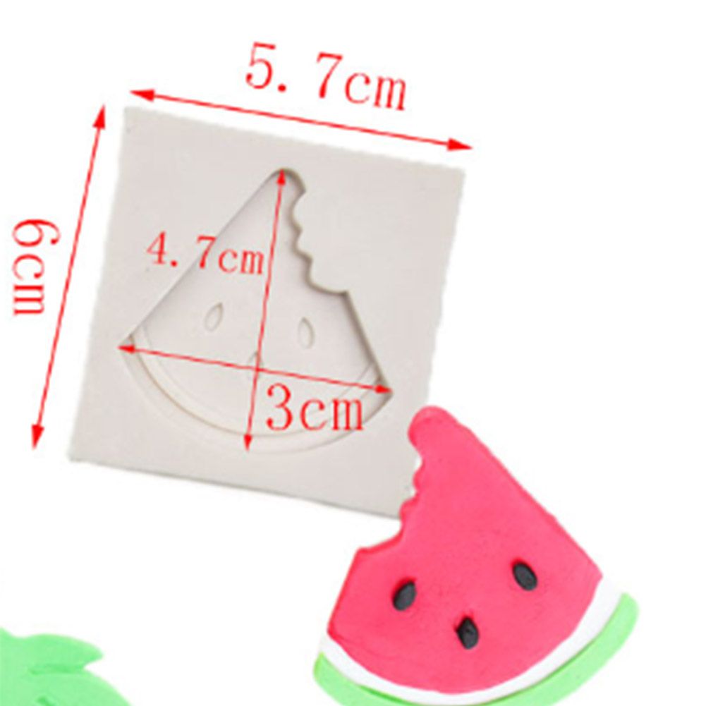 WatermelOn shaped Silicone Mould Washable Heat Resistant Mold for Chocolate Dessert Cookie