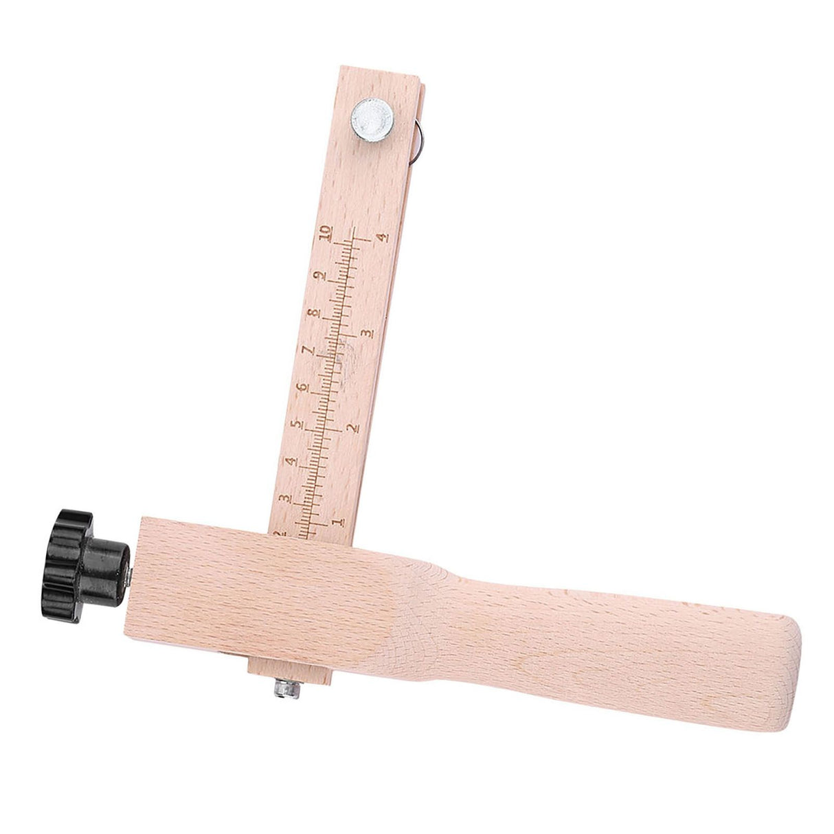 Wooden Hand Leather Strip Strap Adjustable Cutting Tool DIY Craft Tools Cutter with 3 Blades