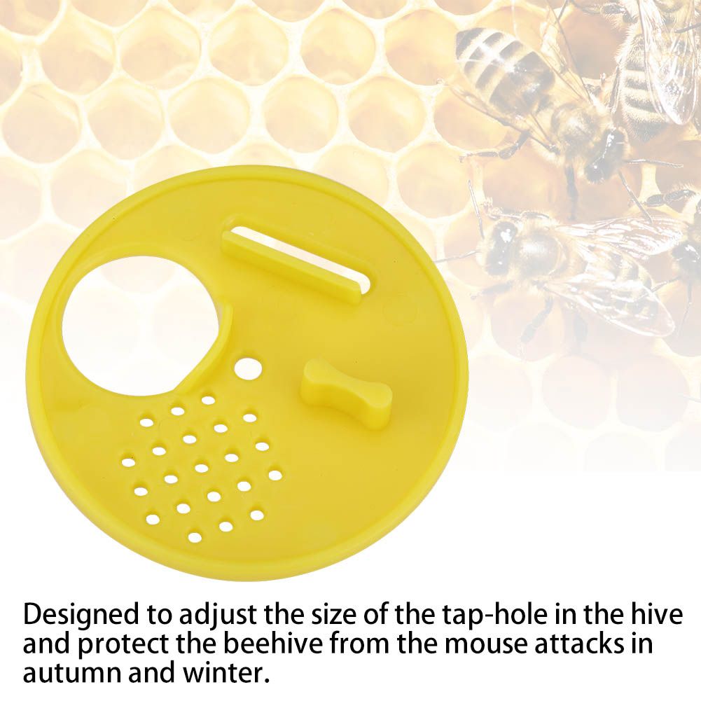 12pcs Plastic Round Beehives Nest Door Vent Beehive Beekeeping Tools