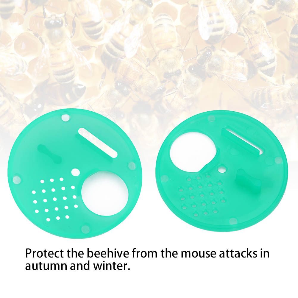 12pcs Plastic Round Beehives Nest Door Vent Beehive Beekeeping Tools