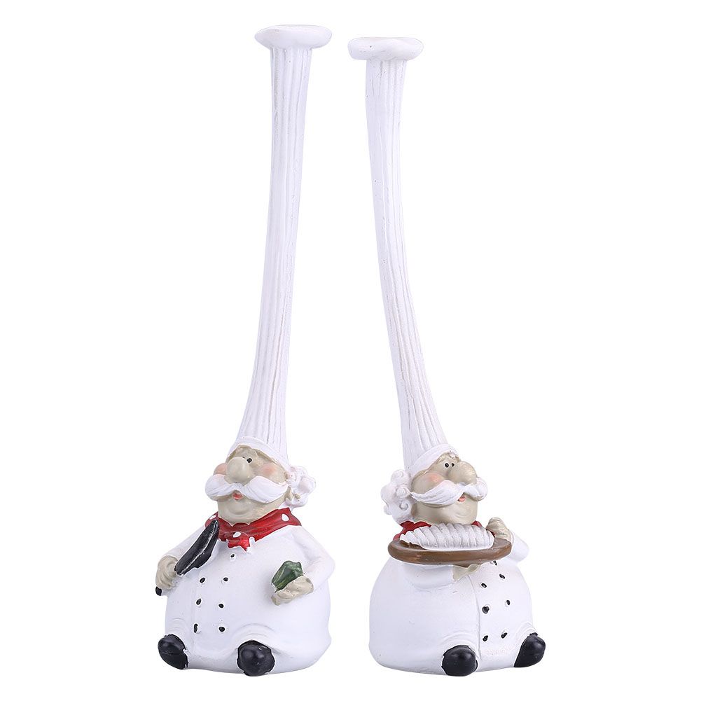Creative Resin Kitchen Chef Figurine Decor House Restaurant Cafe Decorative Accessories Gift