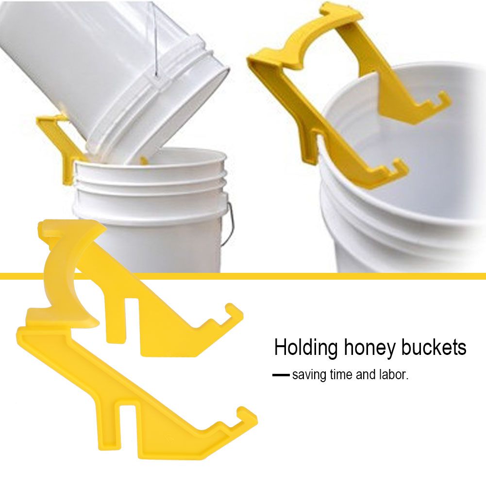 Plastic Bee Honey Bucket Rack Frame Grip Holder Beekeeping Beekeepers Tool
