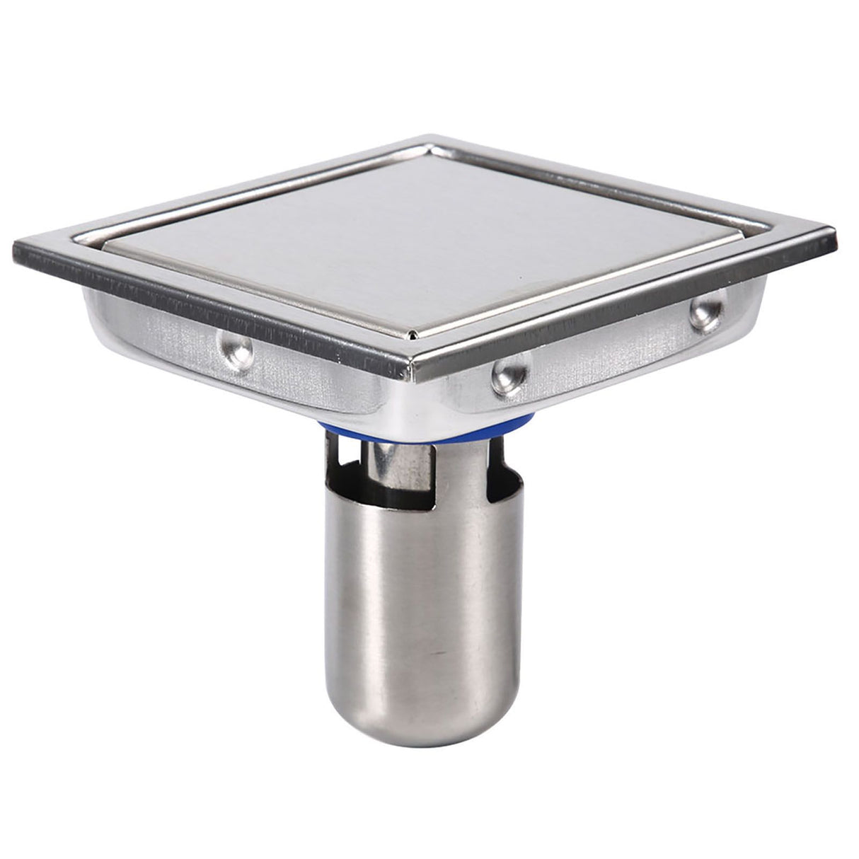304 Stainless Steel 110 X 110mm Bathroom Shower Tile Insert Square Shower Floor Drain Strainer