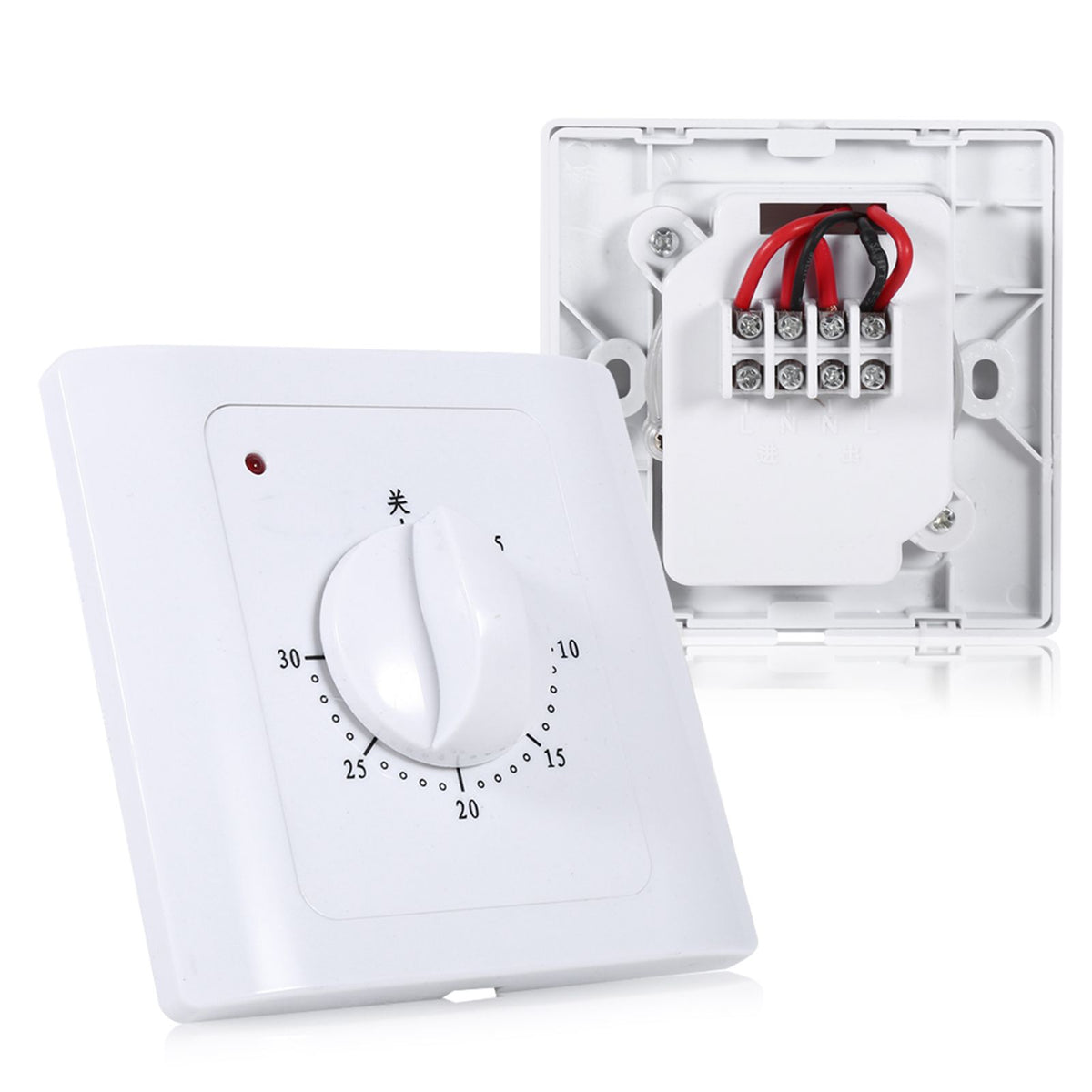 1Pc AC 220V 10A 30Min Electric Time Countdown Digital Time Plug Timer Switch Control Socket