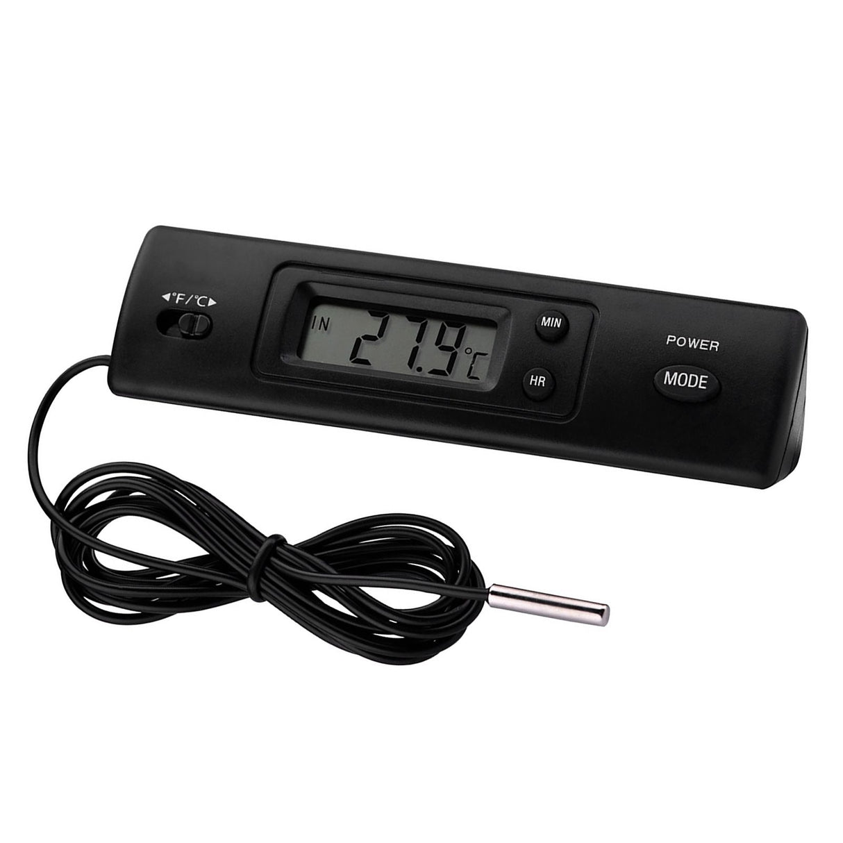 Electronic LCD Digital Temperature Meter Thermometer Probe Sensor Wired for Refrigerator