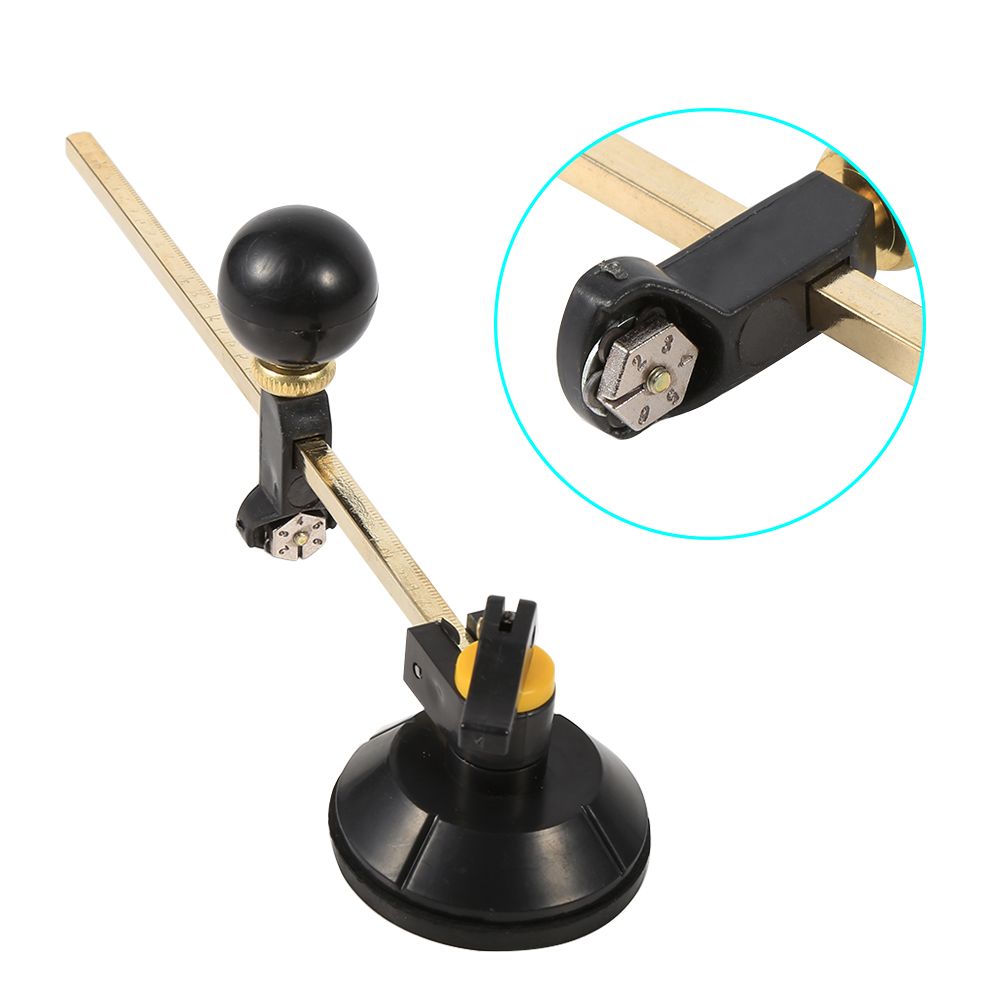 1pc High Quality Adjustable Compasses Type Glass Circle Circular Cutter 40cm Max. Round Dia