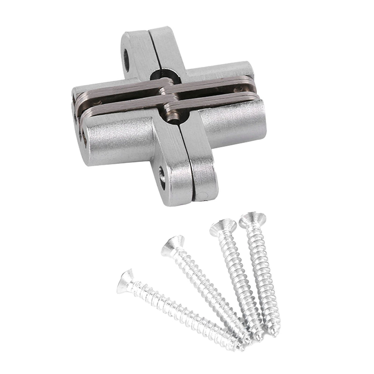 180 Degree Zinc Alloy Invisible Folding Door Cross Hidden Hinges (43.7mm)