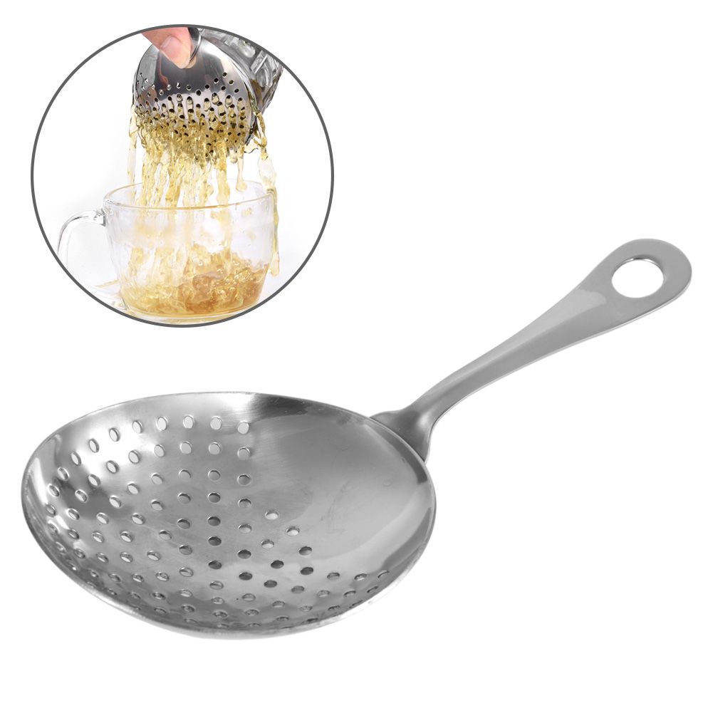 Bar Cocktail Strainer 304 Stainless Steel Julep Strainer Spoon Bar Tool