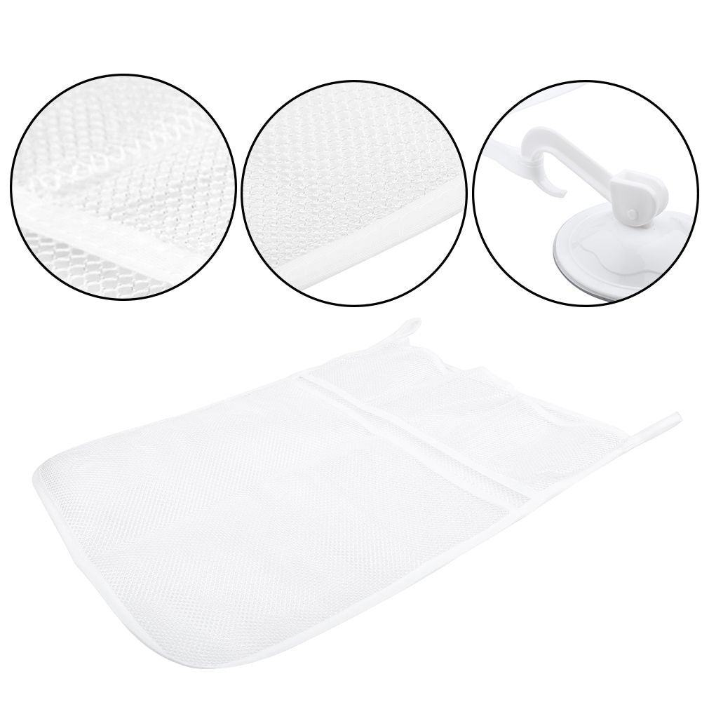 Bath Tub Organizer Bag Storage Holder Basket Kids Baby Shower Toys Net Bathtub