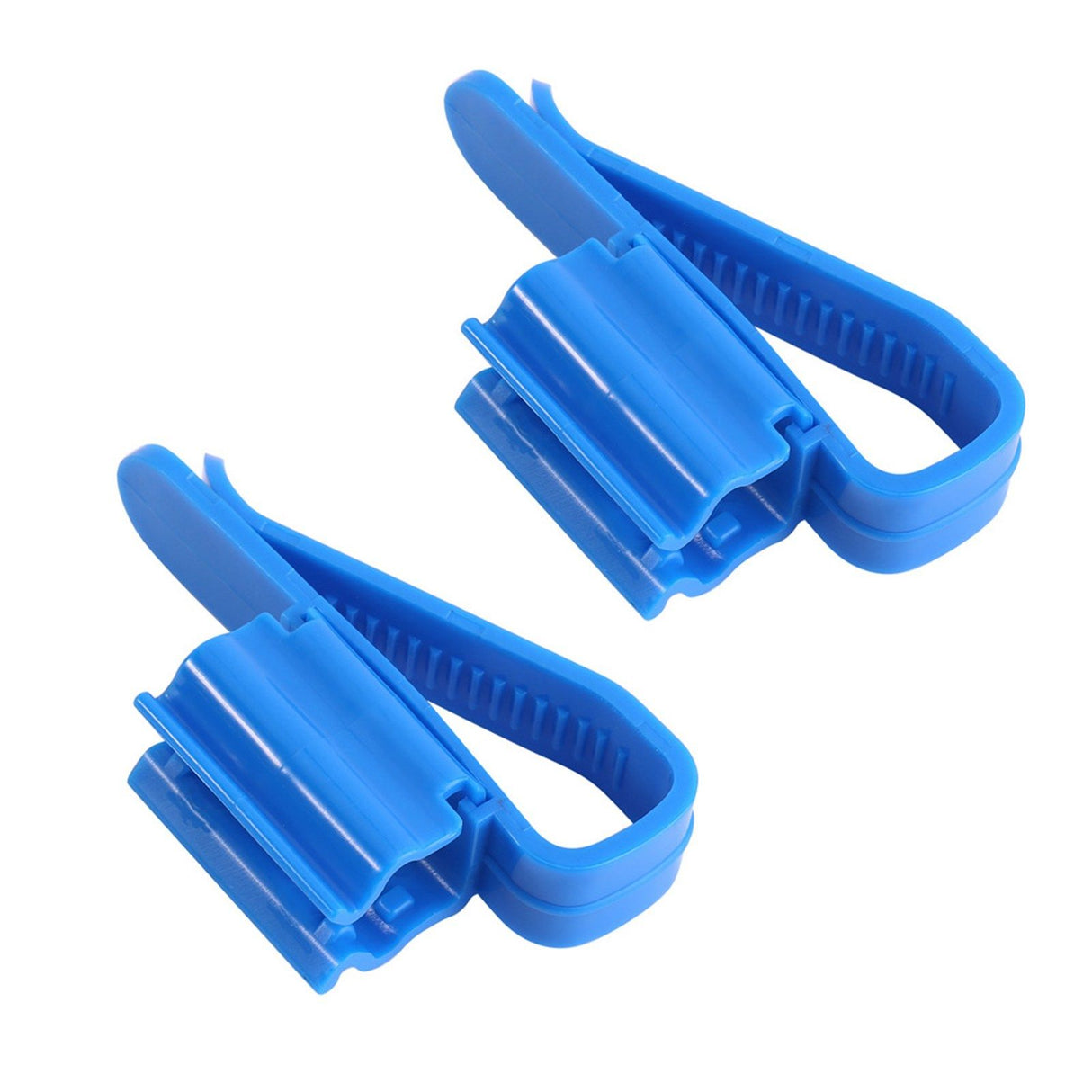 2Pcs Multifunction Plastic Adjustable Fish Tank Mounting Clip Water Pipe Tube Clamp Hose Holder
