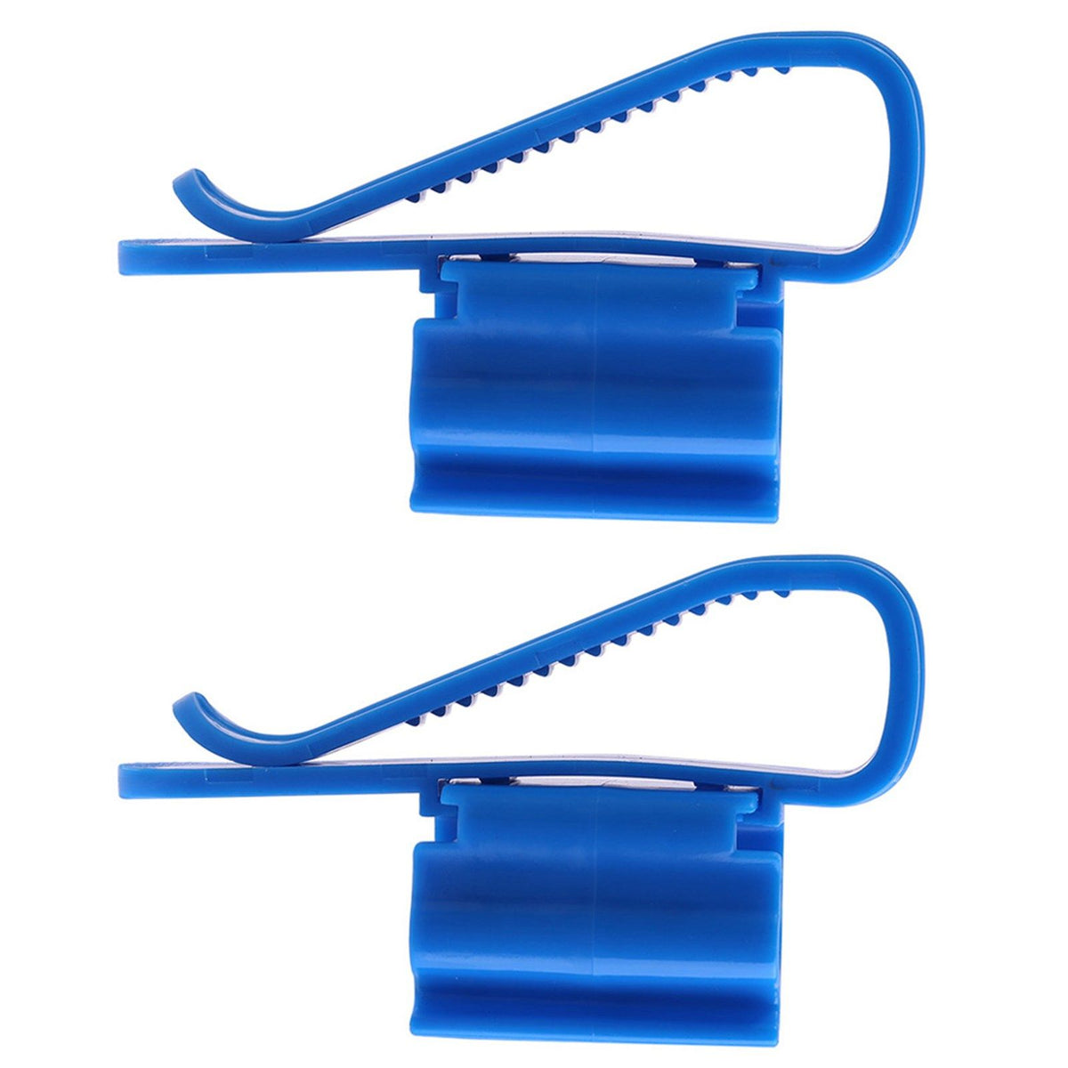 2Pcs Multifunction Plastic Adjustable Fish Tank Mounting Clip Water Pipe Tube Clamp Hose Holder