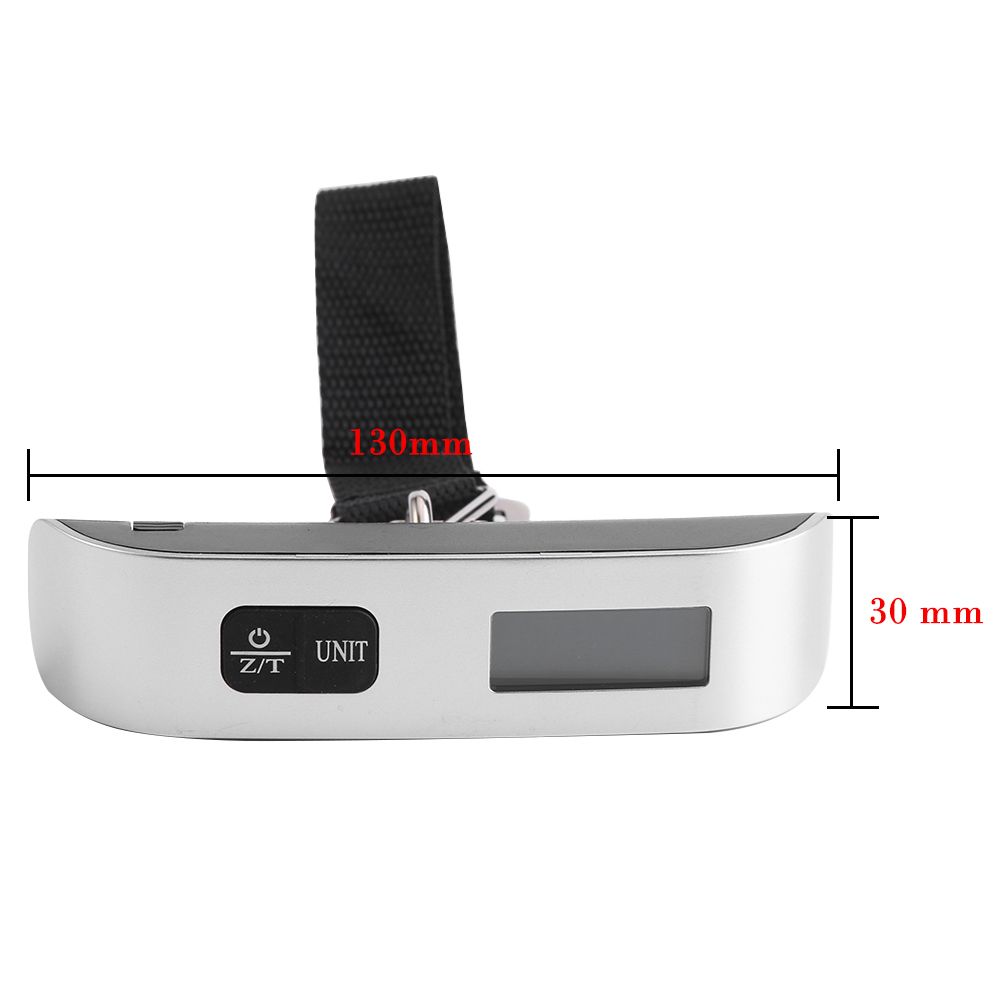 Portable T shaped LCD Digital Electronic Luggage Bag Scale Temperature Testing with Backlight