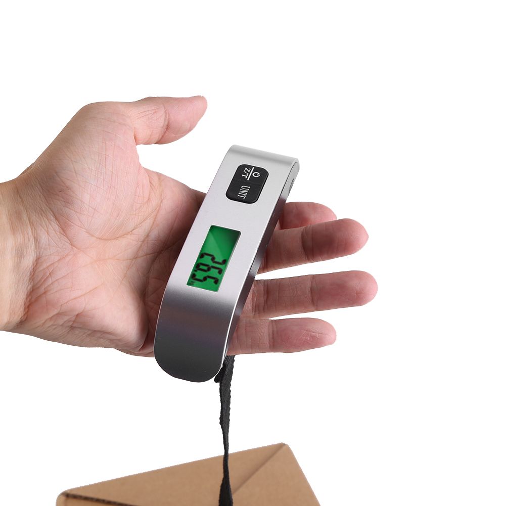 Portable T shaped LCD Digital Electronic Luggage Bag Scale Temperature Testing with Backlight