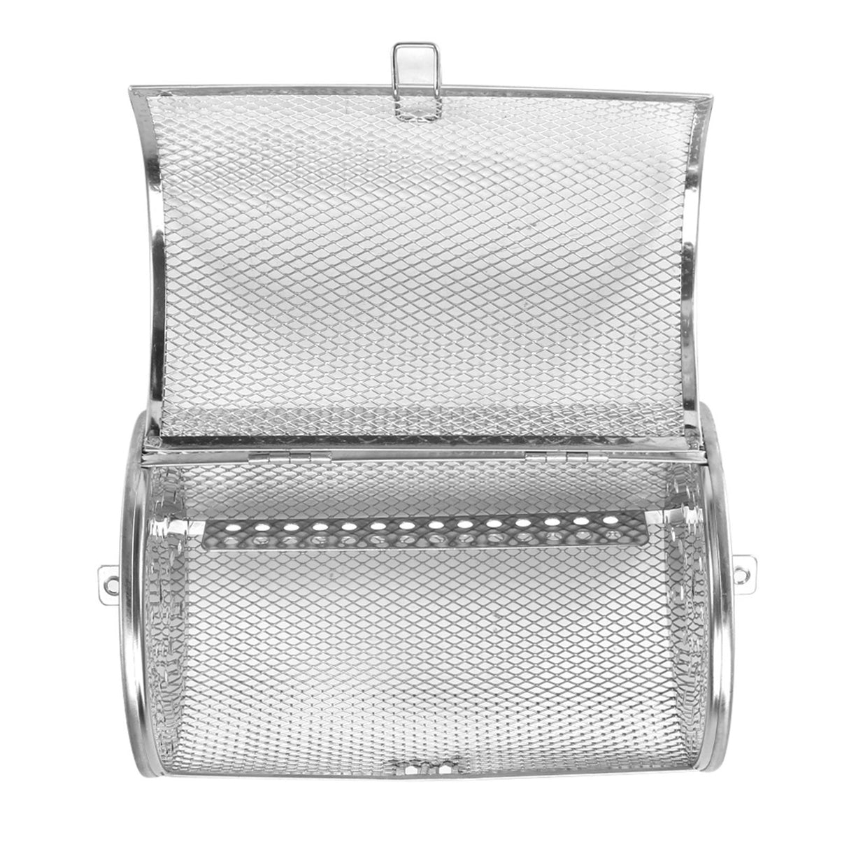 12*18cm Stainless Steel Bakeware Oven Roast Baking Rotary Nuts Beans Peanut Basket BBQ Grill