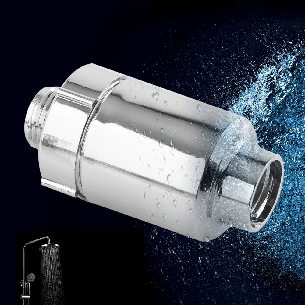 Shower Head Filter Bathroom Home Water Purifier Softener Chlorine Heavy Metal Remover