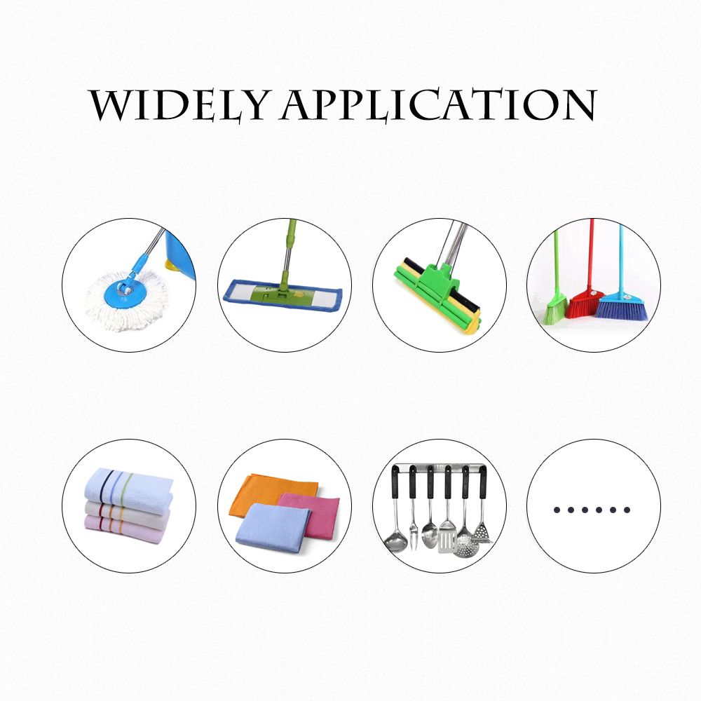 Mop Broom Gripper Holder Hooks, Strongest Adhesive Wall Mounted Umbrella Hanger, Cleaning Tools