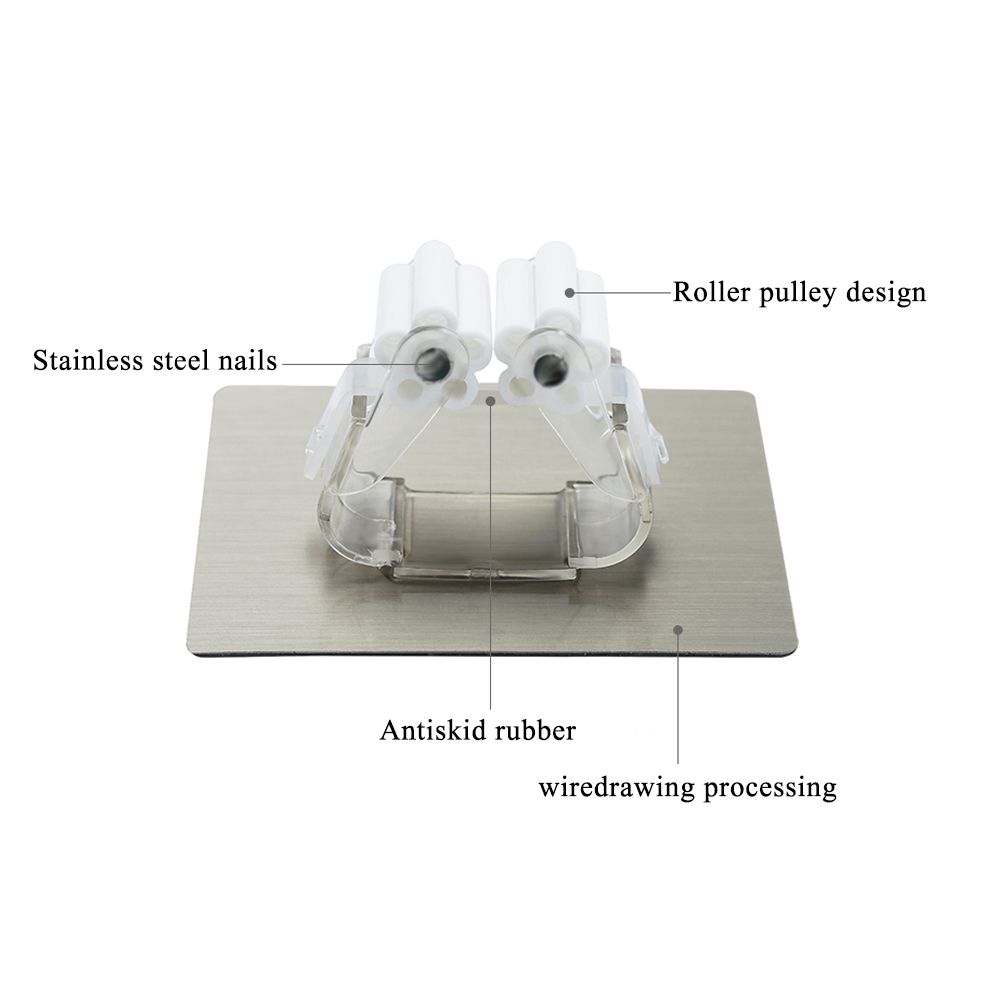 Mop Broom Gripper Holder Hooks, Strongest Adhesive Wall Mounted Umbrella Hanger, Cleaning Tools