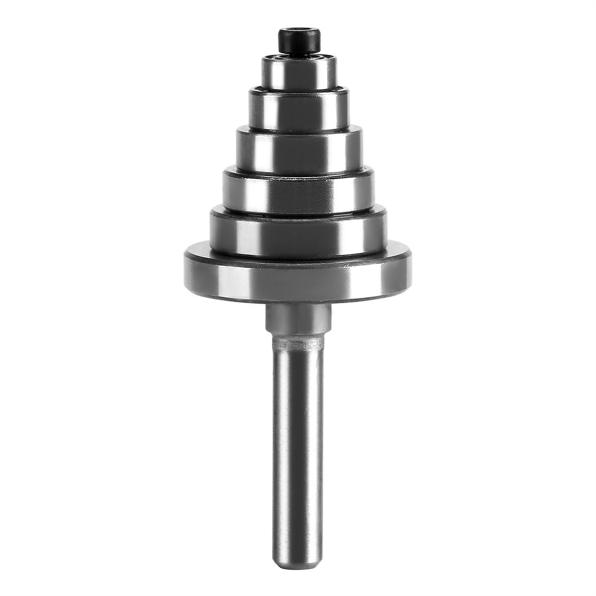 1/2"H - 1/4" Shank Rabbet Router Bit with 7 Bearings Set for Solid Wood Particle Board Plywood
