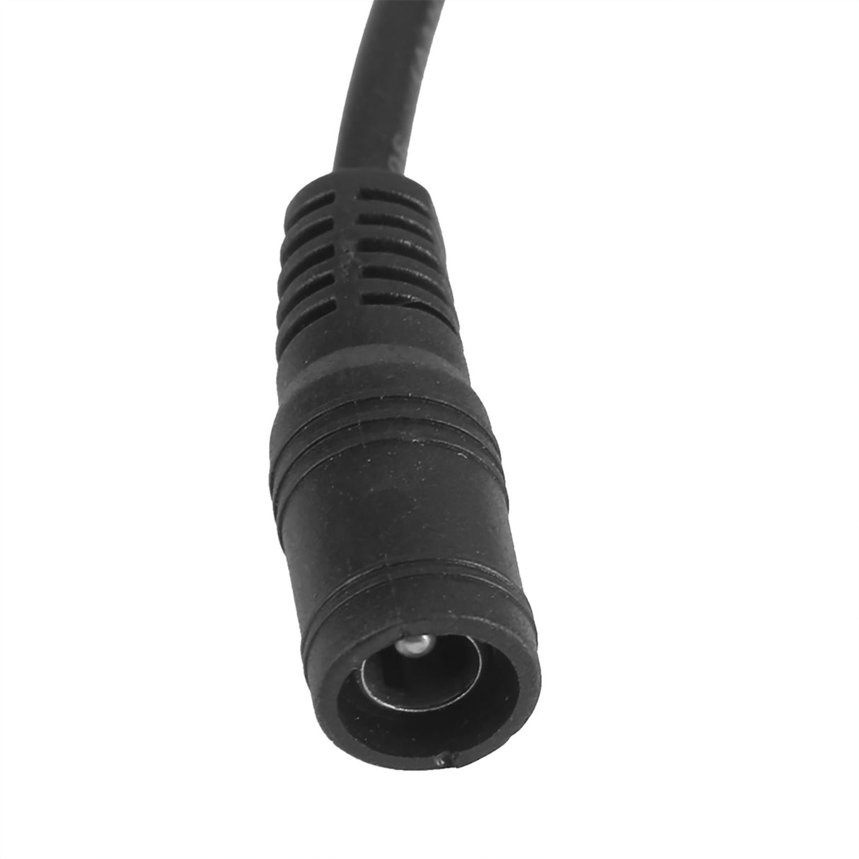 5Pcs LED Strip Light Wire Switch with Female and Male DC 12V Power Connector Plug Black