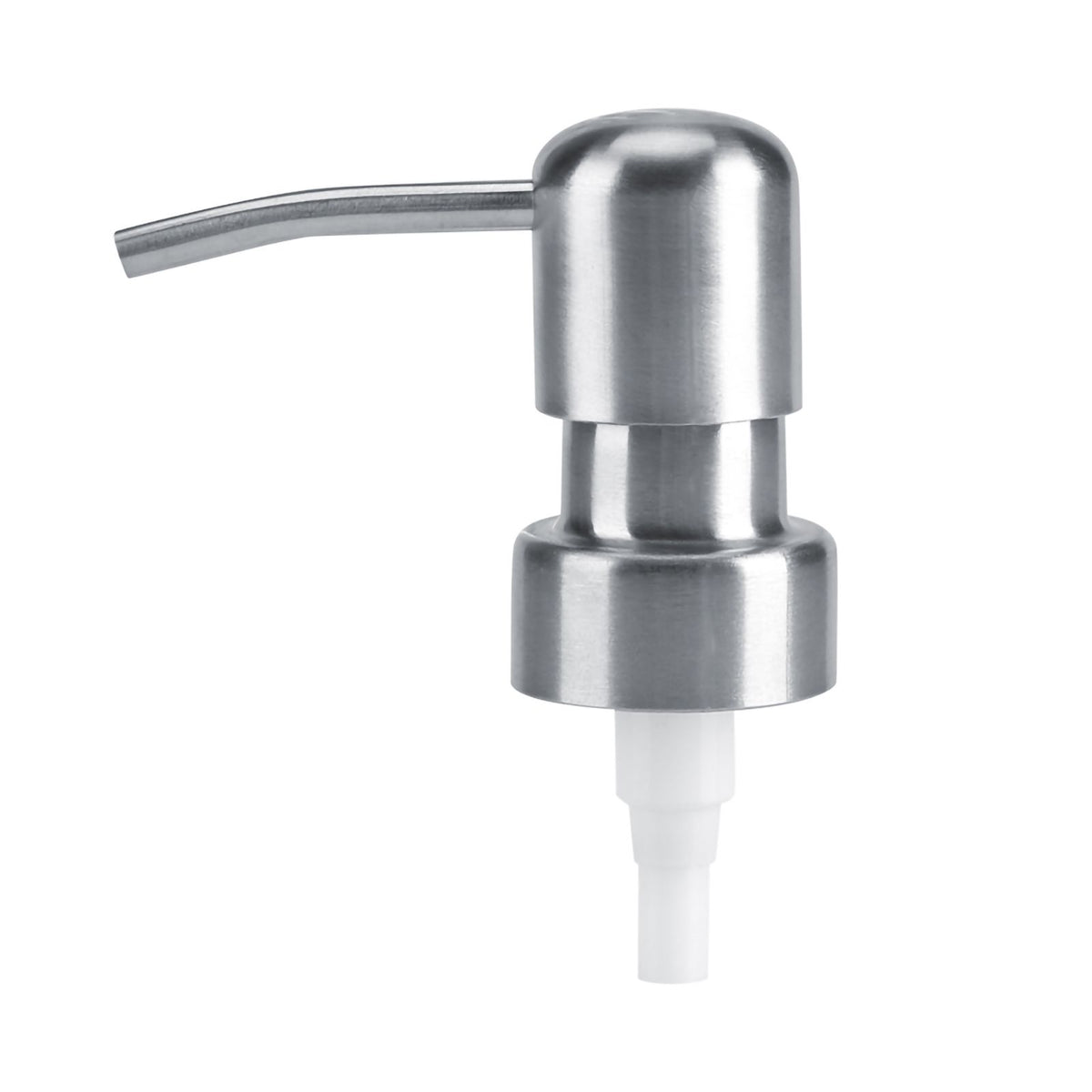 1Pc 304 Stainless Steel Liquid Soap Shampoo Silvery white Pump Kitchen Bathroom Use (for 2.5cm)
