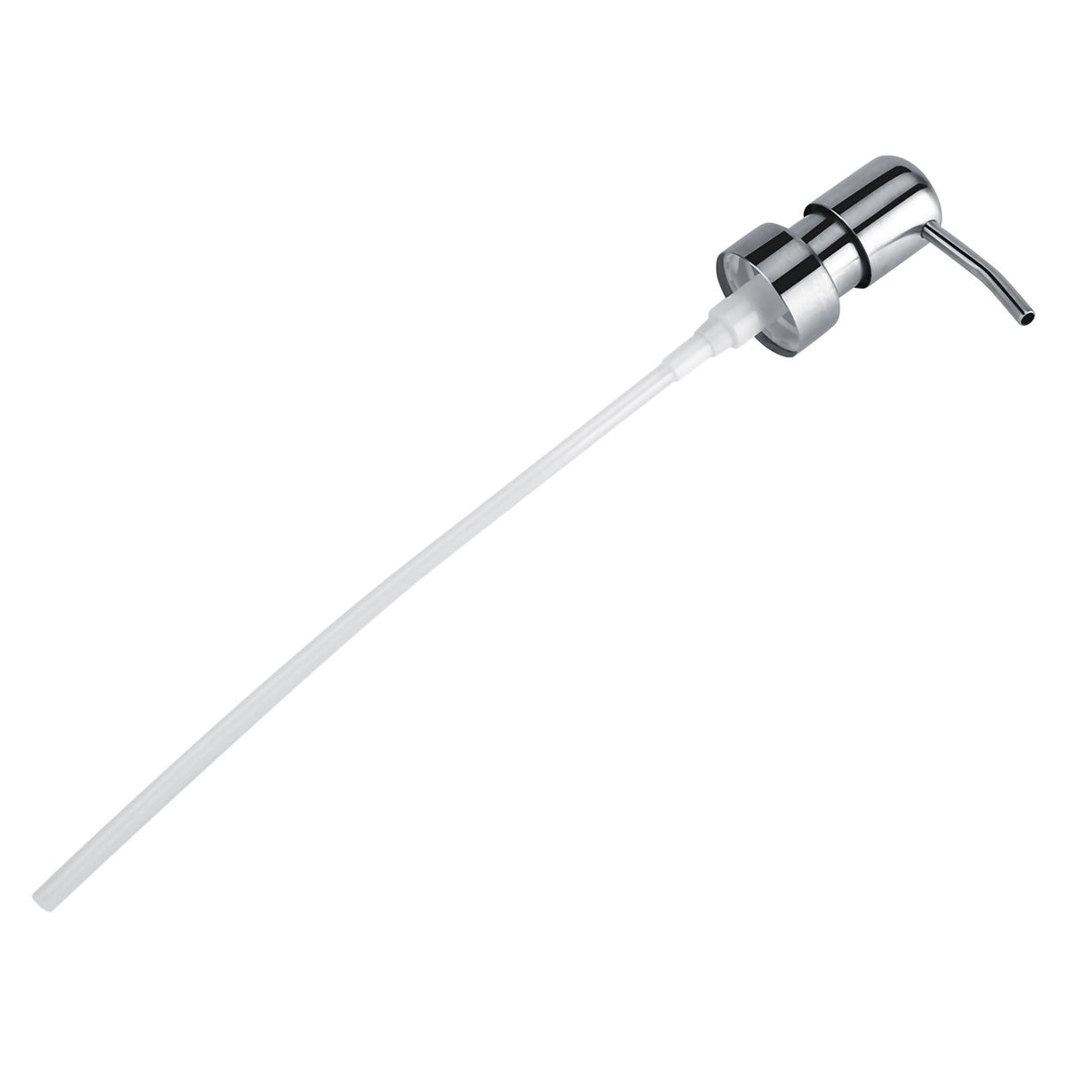1Pc 304 Stainless Steel Liquid Soap Shampoo Silvery white Pump Kitchen Bathroom Use (for 2.5cm)
