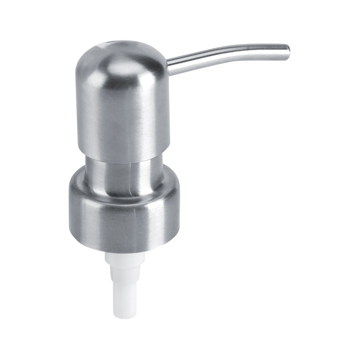 1Pc 304 Stainless Steel Liquid Soap Shampoo Silvery white Pump Kitchen Bathroom Use (for 2.5cm)