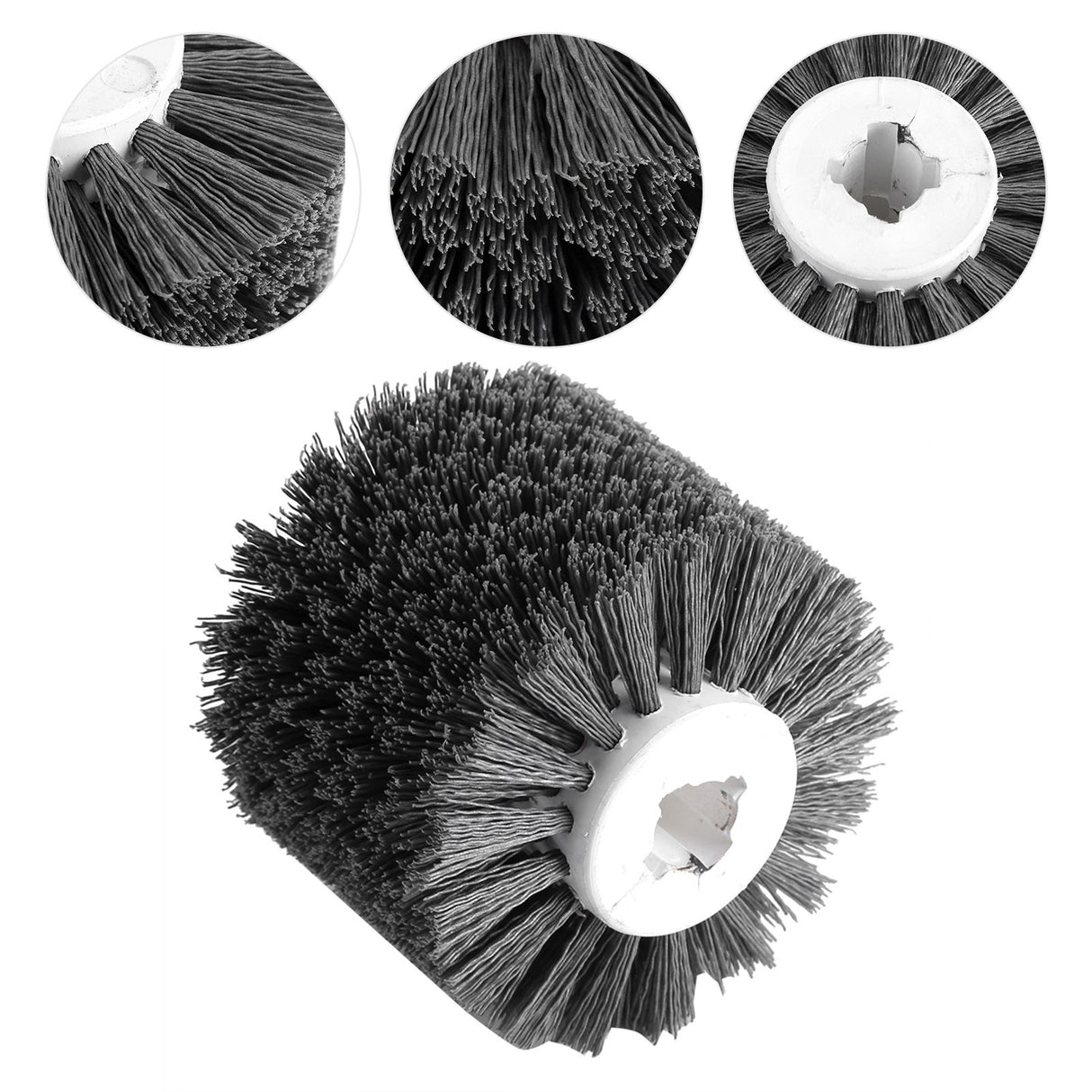 Abrasive Wire Wood Burnishing Polishing Wheels for Electric Drawing Machine Grit 320#