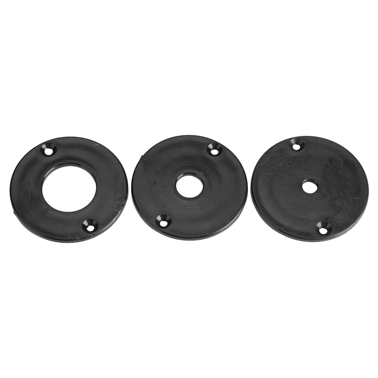235*120*8mm Aluminum Router Table Insert Plate with 4 Rings and Screws for Woodworking Benches