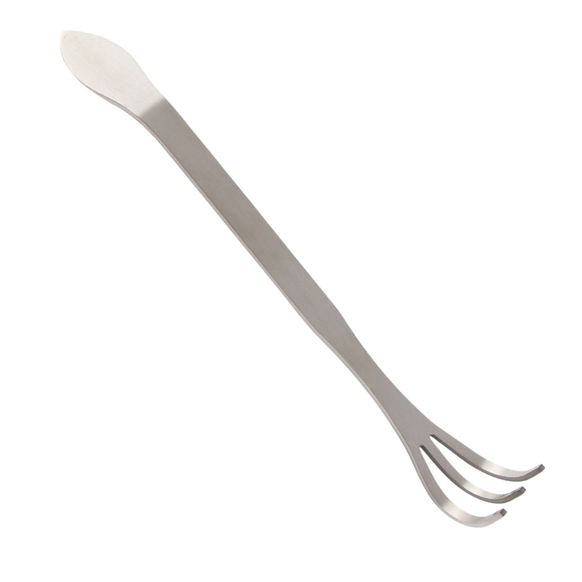 24CM Stainless Steel 3 Tines Plants Pot Rake Gardening Cultivator Soil Farming Tools