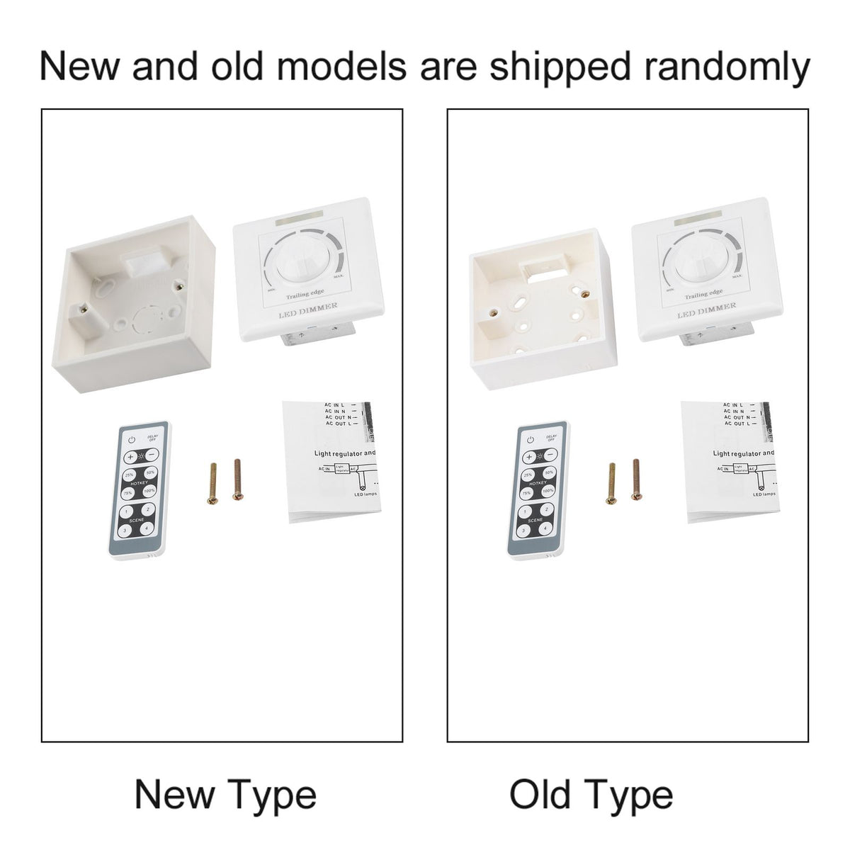 LED Light Adjustable Dimmer Switch Brightness Control IR Remote Controller 200W(220V)