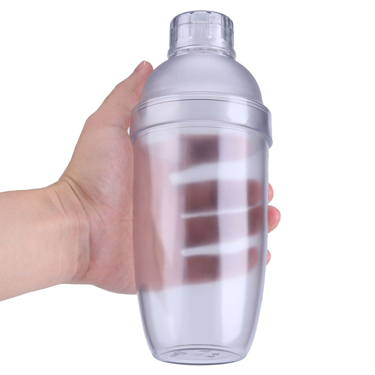 Anti leakage Transparent PC Resin Milk Tea Cocktail Drink Shaker Bar Tool 700cc