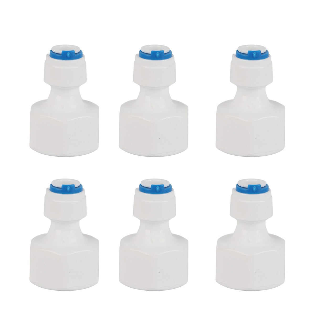 6pcs 1/4 Tube OD to 1/2 Female Push in Quick Connector for Water Filter Reverse Osmosis