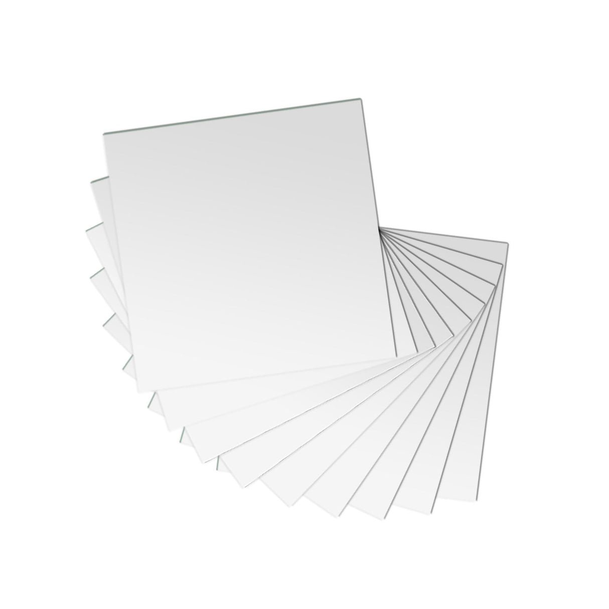 25pcs DIY Square Mirror Wall Stickers 15cm Self adhesive Tiles 3D Mirror Decor for DIY Acryli