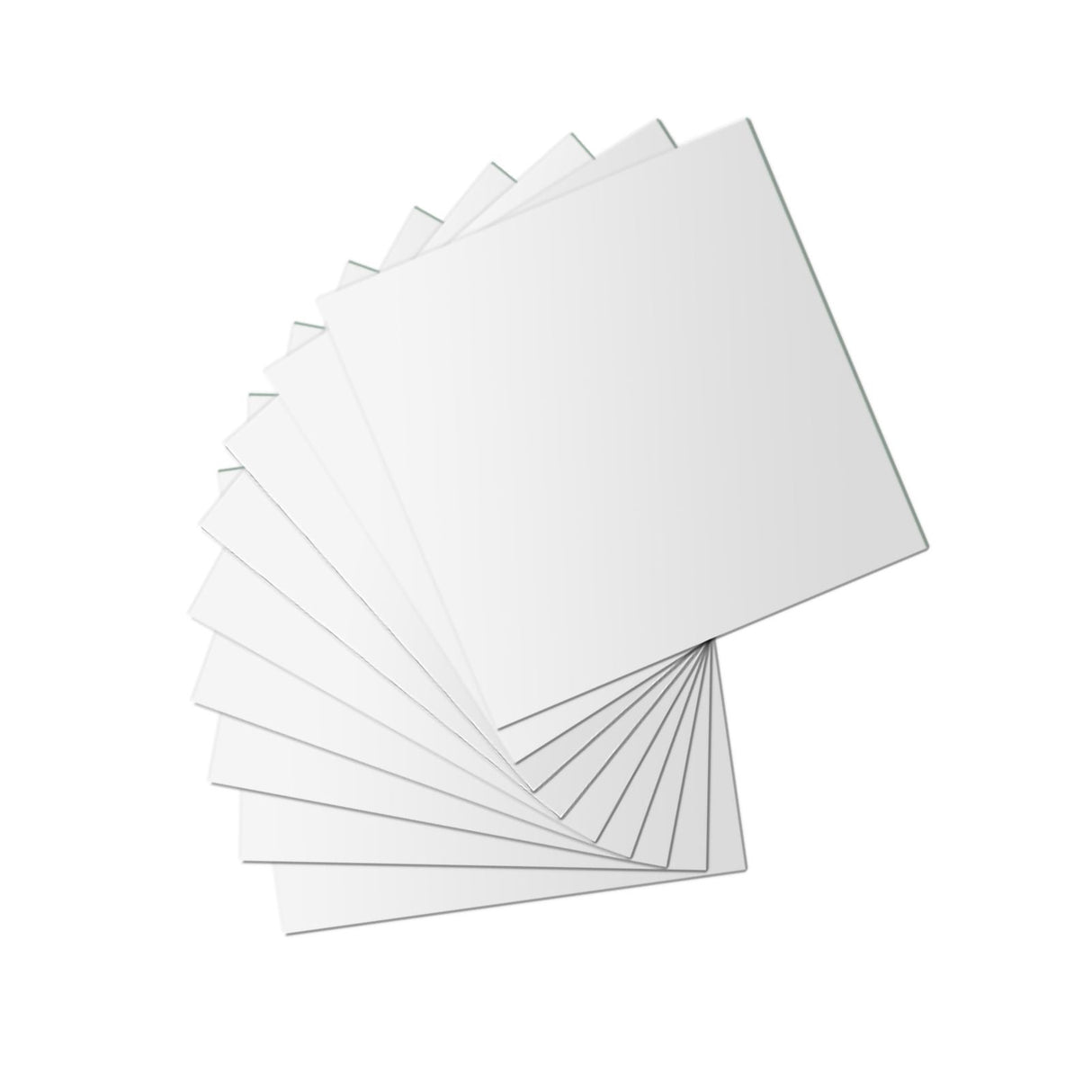 25pcs DIY Square Mirror Wall Stickers 15cm Self adhesive Tiles 3D Mirror Decor for DIY Acryli