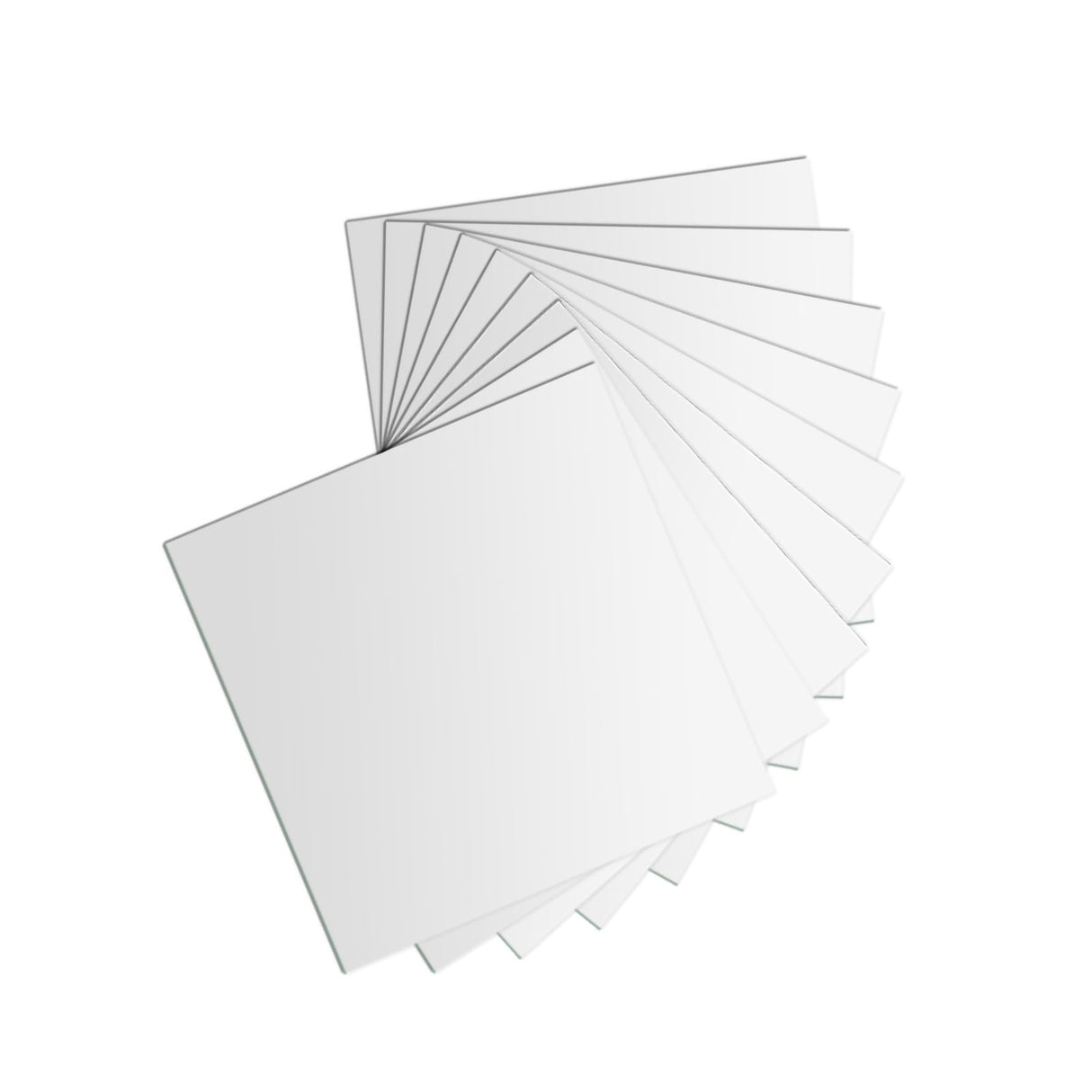 25pcs DIY Square Mirror Wall Stickers 15cm Self adhesive Tiles 3D Mirror Decor for DIY Acryli