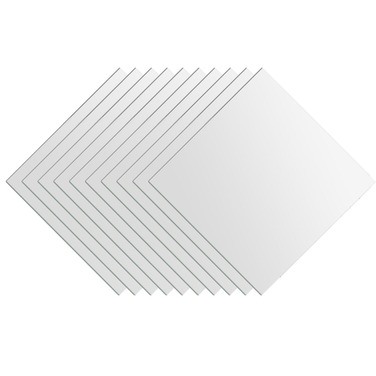 25pcs DIY Square Mirror Wall Stickers 15cm Self adhesive Tiles 3D Mirror Decor for DIY Acryli
