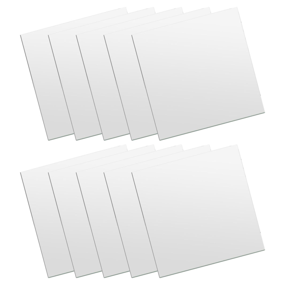 25pcs DIY Square Mirror Wall Stickers 15cm Self adhesive Tiles 3D Mirror Decor for DIY Acryli