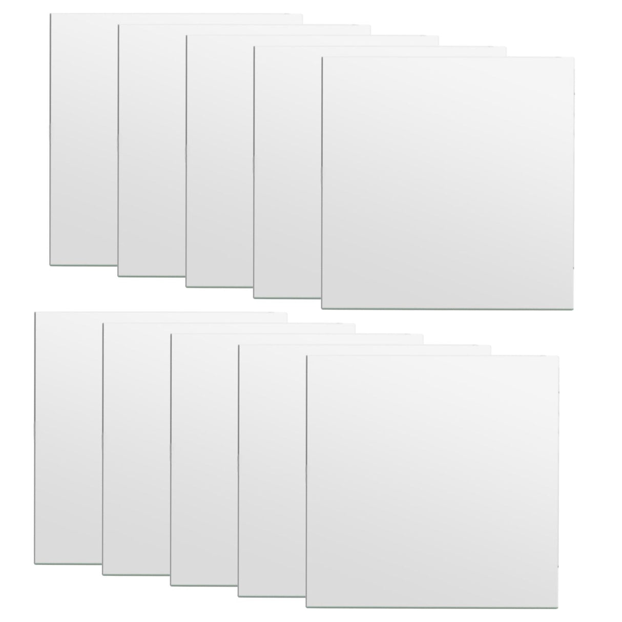 25pcs DIY Square Mirror Wall Stickers 15cm Self adhesive Tiles 3D Mirror Decor for DIY Acryli