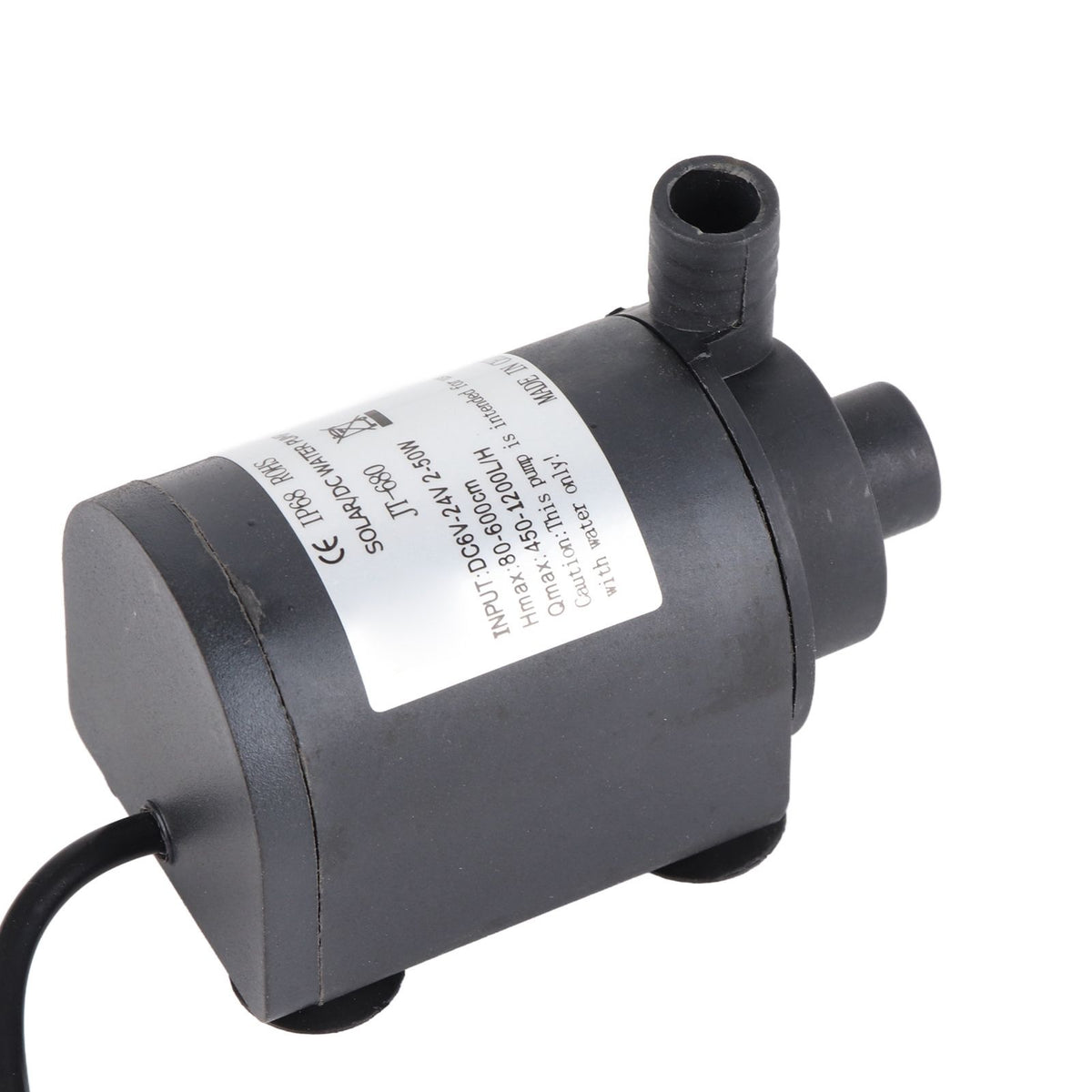 DC 24V 1000L/H Hot Water Circulation Pump Solar Brushless Motor 7m Lift