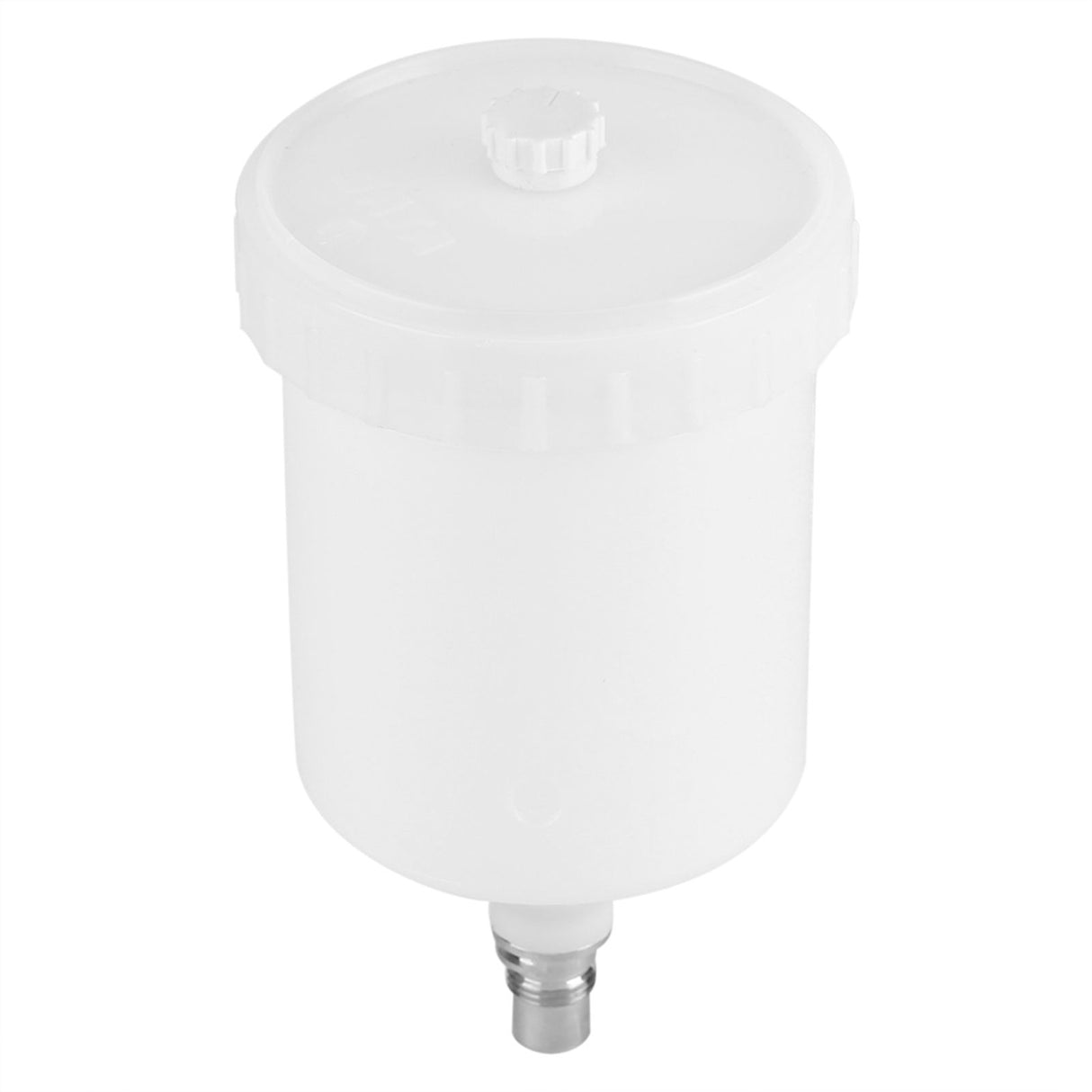 Plastic Cup Air Gravity Paint Pot Thread Connector for Spray Gun Tool 600ml Capacity