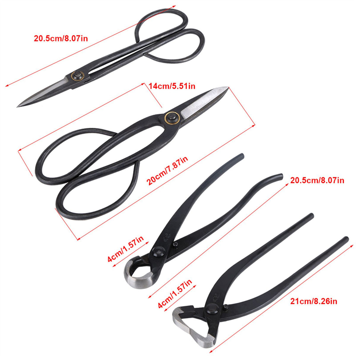 Garden Orchard Scissors Pliers Fruit Trees Branches Cutting Tool Trimming Kit with Storage Bag