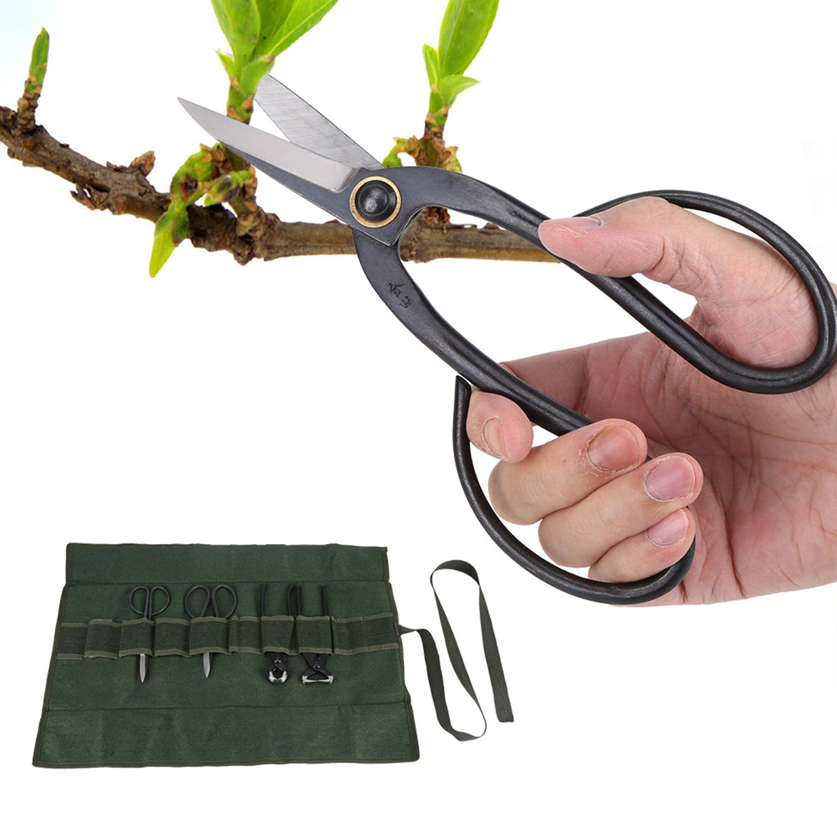 Garden Orchard Scissors Pliers Fruit Trees Branches Cutting Tool Trimming Kit with Storage Bag